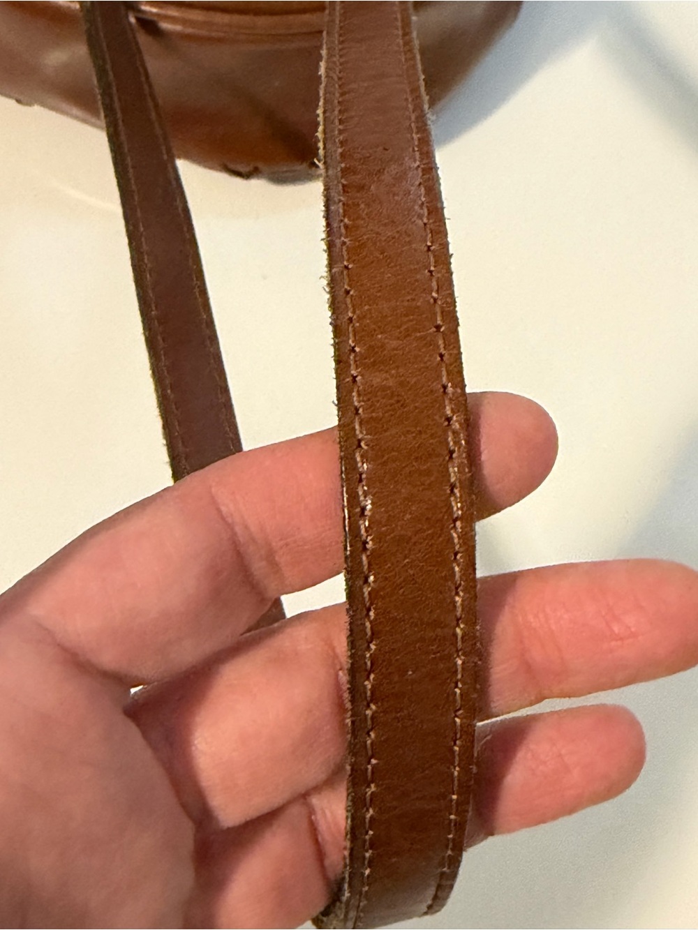 Patricia Nash Brown Leather Crossbody Saddle Bag - Picture 6 of 9